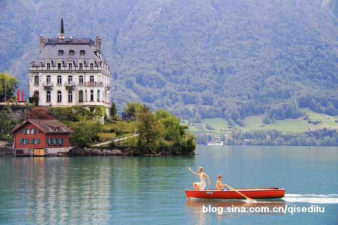 【瑞士】布里恩茨湖边的小渔村