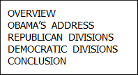 STATE OF DISUNION: OBAMA, REPUBLICANS, DEMOCRATS