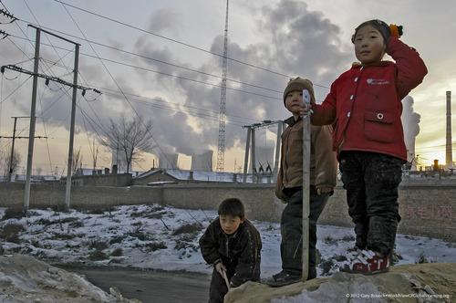 在中国，空气污染是儿童健康成长的安全隐患