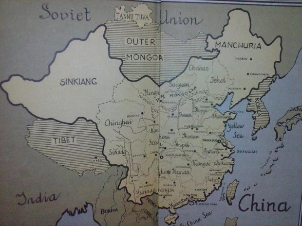 由《中国之命运》的一张地图说起