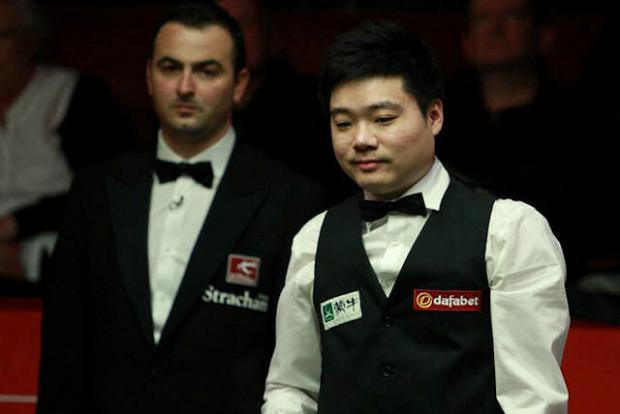 Ding dumped out in Crucible shocker