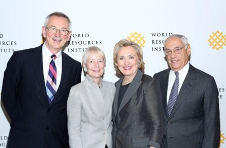 希拉里•克林顿出席世界资源研究所2014年慈善午宴