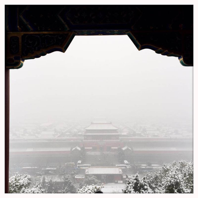 手机摄影：雪落京城