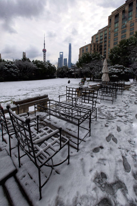上海2018初雪如约而至……