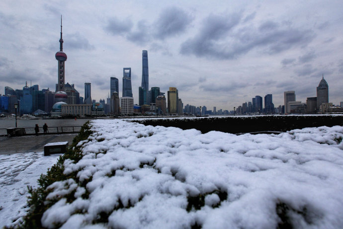 上海2018初雪如约而至……