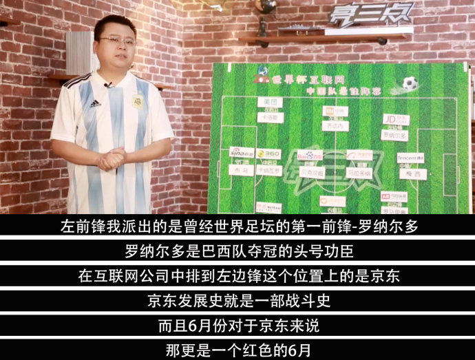 BAT中轴线！世界杯中国互联网队最佳阵容