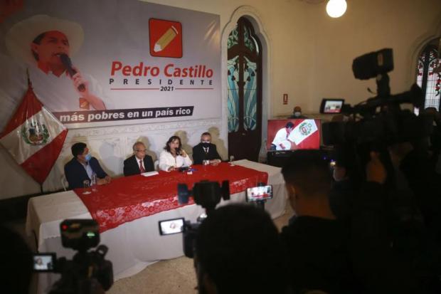自由秘鲁党反对将选举结果提交国际审计